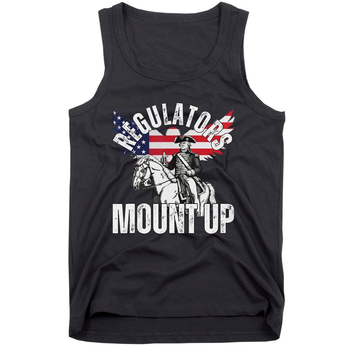 Funny Regulators Eagle 4th Of July Tank Top