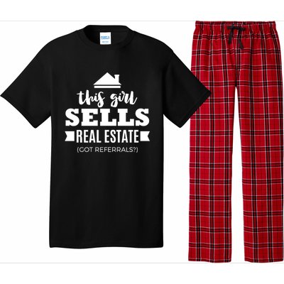 Funny Real Estate Agent Realtor Gift Got Referrals Pajama Set