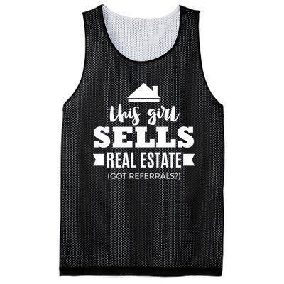 Funny Real Estate Agent Realtor Gift Got Referrals Mesh Reversible Basketball Jersey Tank