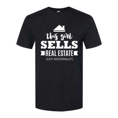 Funny Real Estate Agent Realtor Gift Got Referrals Softstyle CVC T-Shirt