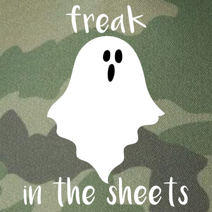 Freak in the Sheets Funny Halloween Legacy Tie Dye Trucker Hat