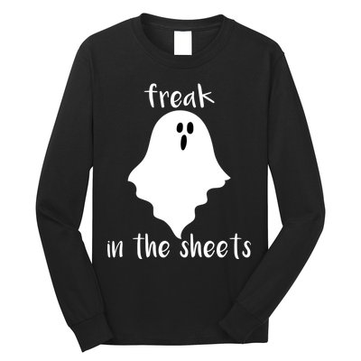 Freak in the Sheets Funny Halloween Long Sleeve Shirt