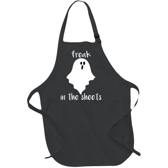 Freak in the Sheets Funny Halloween Full-Length Apron With Pockets