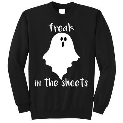 Freak in the Sheets Funny Halloween Sweatshirt