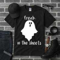 Freak in the Sheets Funny Halloween Tall T-Shirt