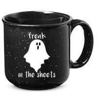 Freak in the Sheets Funny Halloween 15oz Campfire Ceramic Mug