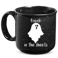 Freak in the Sheets Funny Halloween 15oz Campfire Ceramic Mug