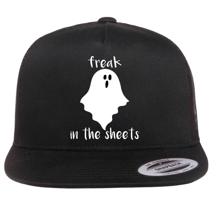 Freak in the Sheets Funny Halloween Flatbill Hat