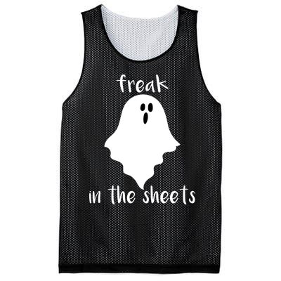 Freak in the Sheets Funny Halloween Mesh Reversible Basketball Jersey Tank