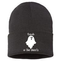 Freak in the Sheets Funny Halloween Sustainable Knit Beanie