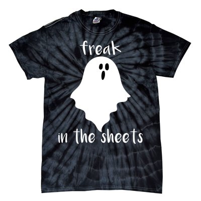 Freak in the Sheets Funny Halloween Tie-Dye T-Shirt