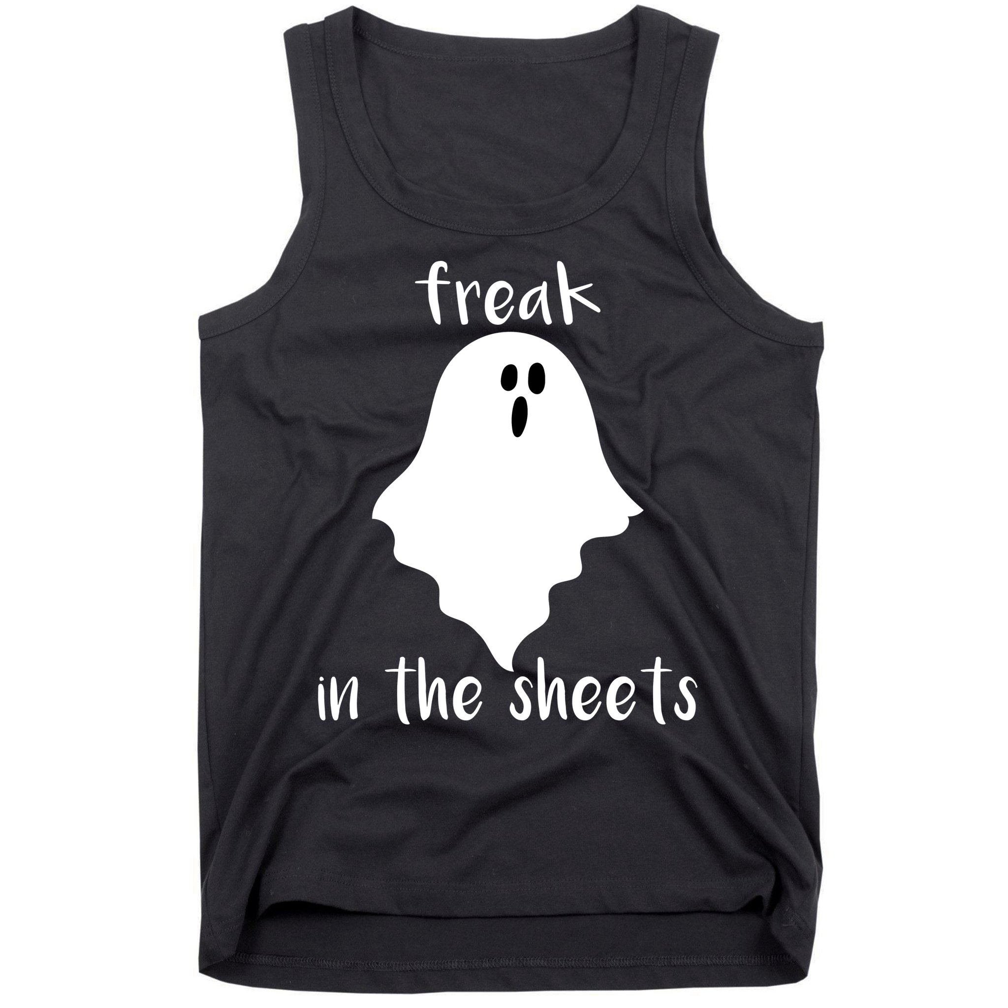 Freak in the Sheets Funny Halloween Tank Top