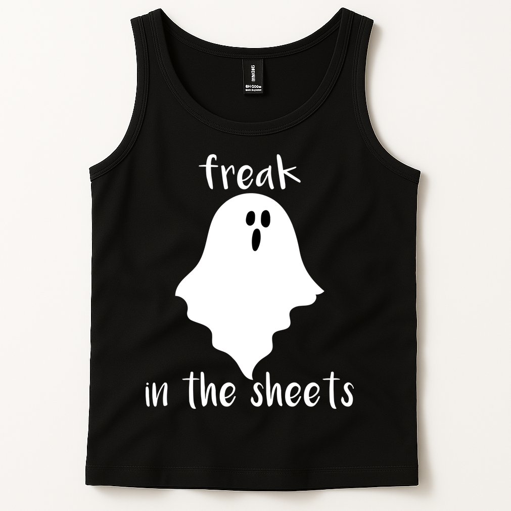 Freak in the Sheets Funny Halloween Tank Top