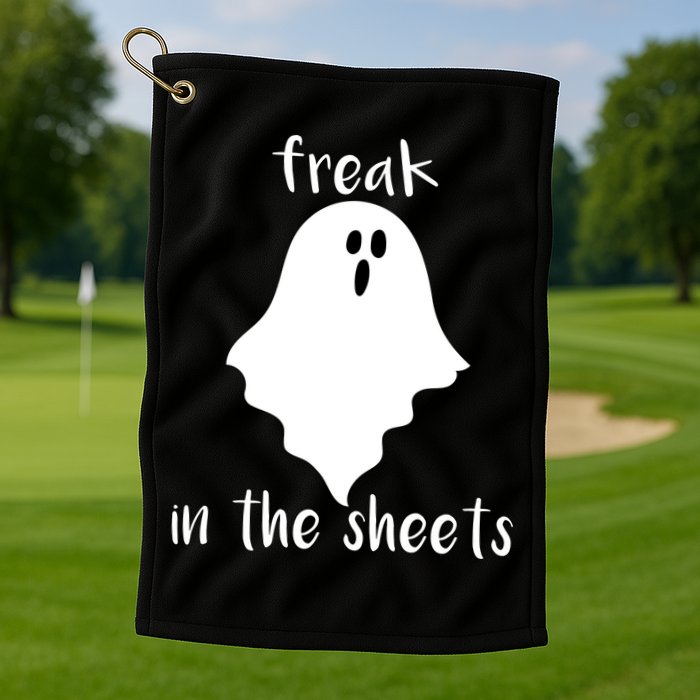 Freak in the Sheets Funny Halloween Golf Towel