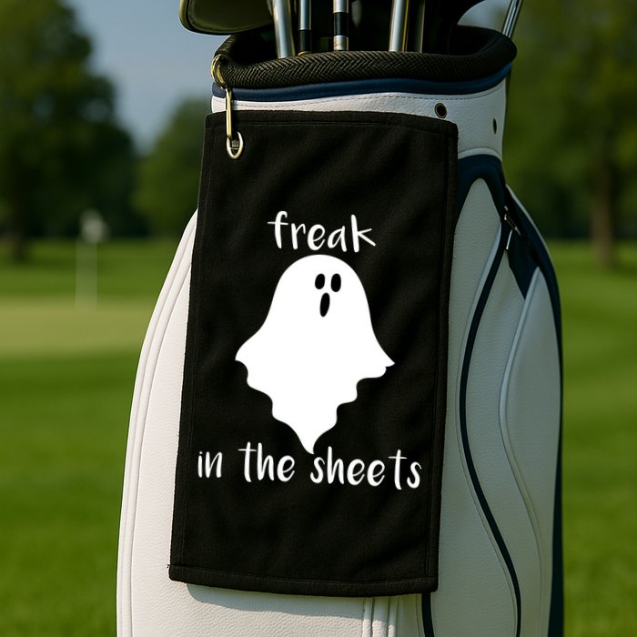 Freak in the Sheets Funny Halloween Golf Towel