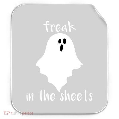 Freak in the Sheets Funny Halloween Permanent Decal Sticker