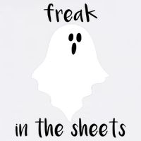 Freak in the Sheets Funny Halloween Garment-Dyed Sweatshirt