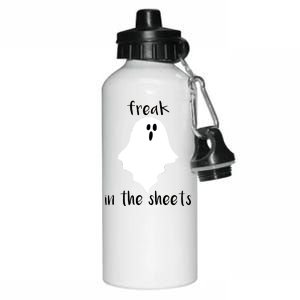 Freak in the Sheets Funny Halloween Aluminum Water Bottle