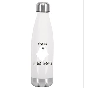 Freak in the Sheets Funny Halloween Stainless Steel Insulated Water Bottle