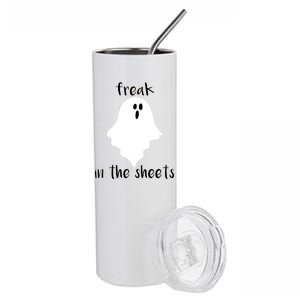 Freak in the Sheets Funny Halloween Stainless Steel Tumbler