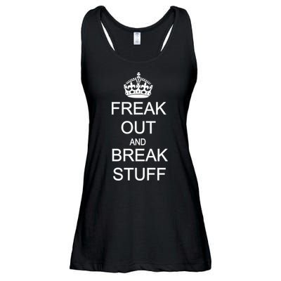 Freak Out And Break Stuff Ladies Essential Flowy Tank