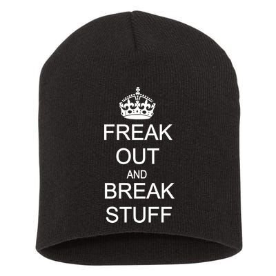 Freak Out And Break Stuff Short Acrylic Beanie