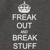 Freak Out And Break Stuff Vector Backpack