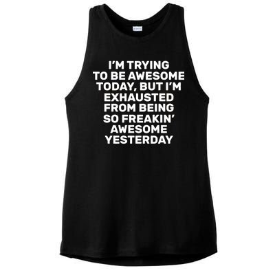 Freakin Awesome Ladies PosiCharge Tri-Blend Wicking Tank