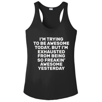 Freakin Awesome Ladies PosiCharge Competitor Racerback Tank
