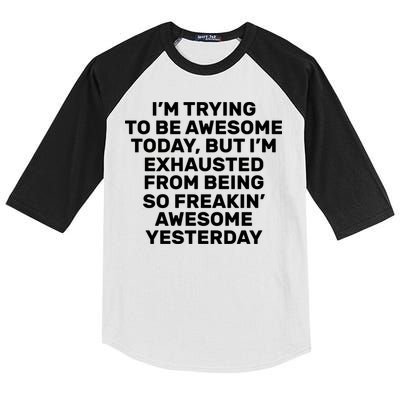 Freakin Awesome Kids Colorblock Raglan Jersey