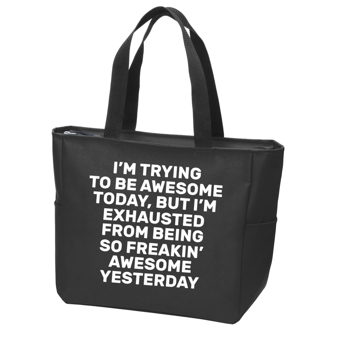 Freakin Awesome Zip Tote Bag