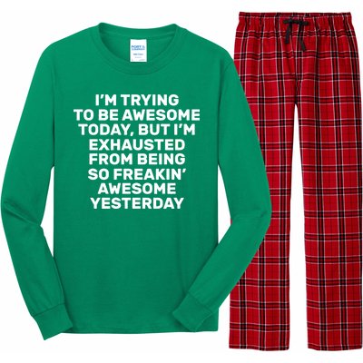 Freakin Awesome Long Sleeve Pajama Set