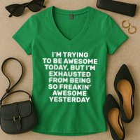 Freakin Awesome Women's V-Neck T-Shirt