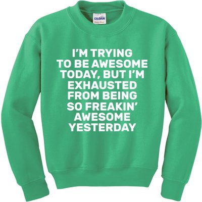 Freakin Awesome Kids Sweatshirt