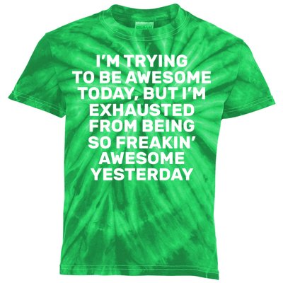 Freakin Awesome Kids Tie-Dye T-Shirt