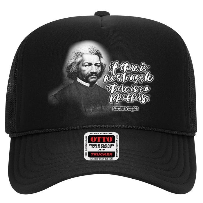 Frederick Douglas No Struggle High Crown Mesh Back Trucker Hat