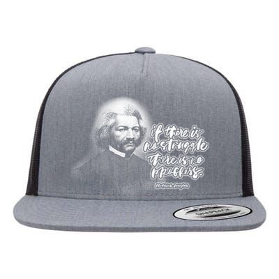 Frederick Douglas No Struggle Flat Bill Trucker Hat