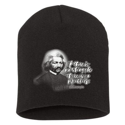 Frederick Douglas No Struggle Short Acrylic Beanie