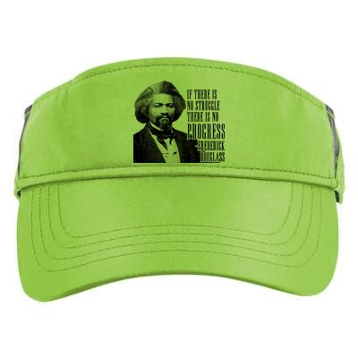 Frederick Douglass History Quote Adult Drive Performance Visor