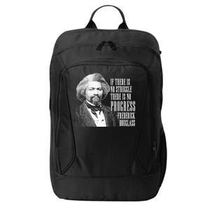 Frederick Douglass History Quote City Backpack