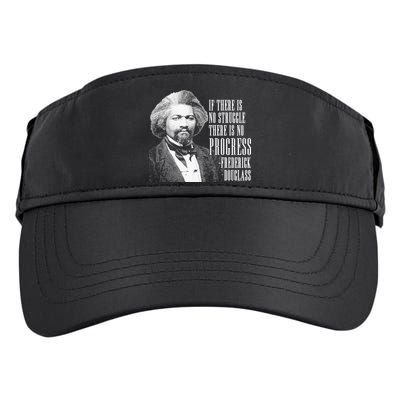 Frederick Douglass History Quote Adult Drive Performance Visor