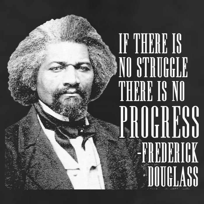 Frederick Douglass History Quote 11oz C Handle Ceramic Mug
