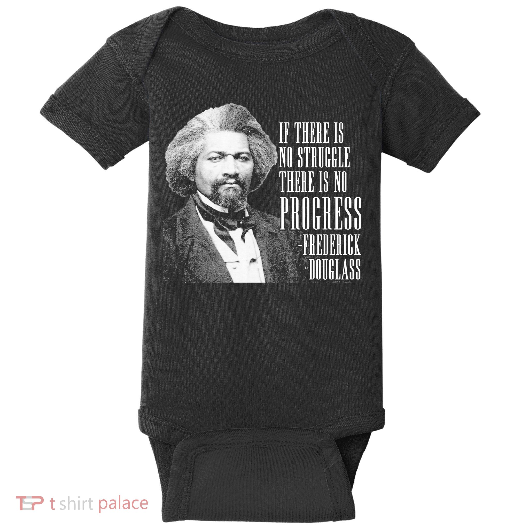Frederick Douglass History Quote Baby Bodysuit