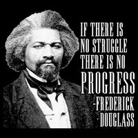 Frederick Douglass History Quote Womens T-Shirt