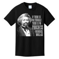 Frederick Douglass History Quote Kids T-Shirt