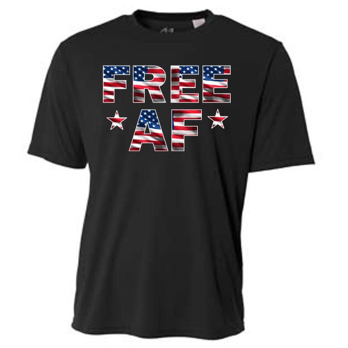 FREE AF American Pride USA Cooling Performance Crew T-Shirt