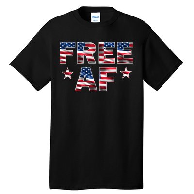 FREE AF American Pride USA Tall T-Shirt