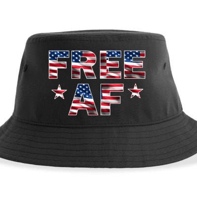 FREE AF American Pride USA Sustainable Bucket Hat