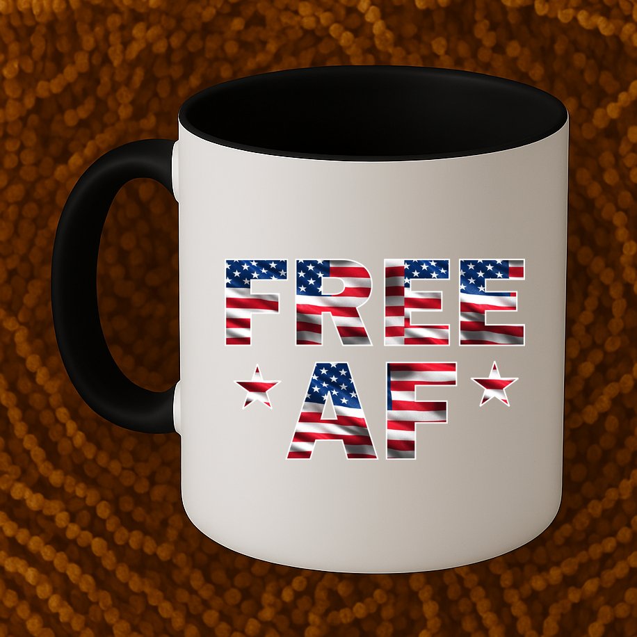 FREE AF American Pride USA Mug
