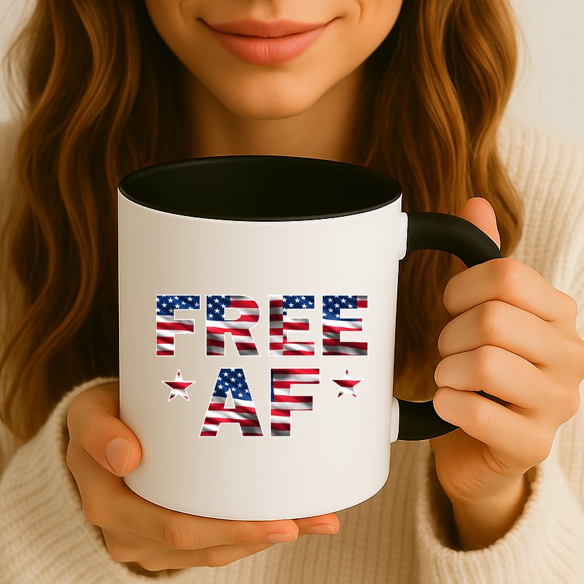 FREE AF American Pride USA Mug